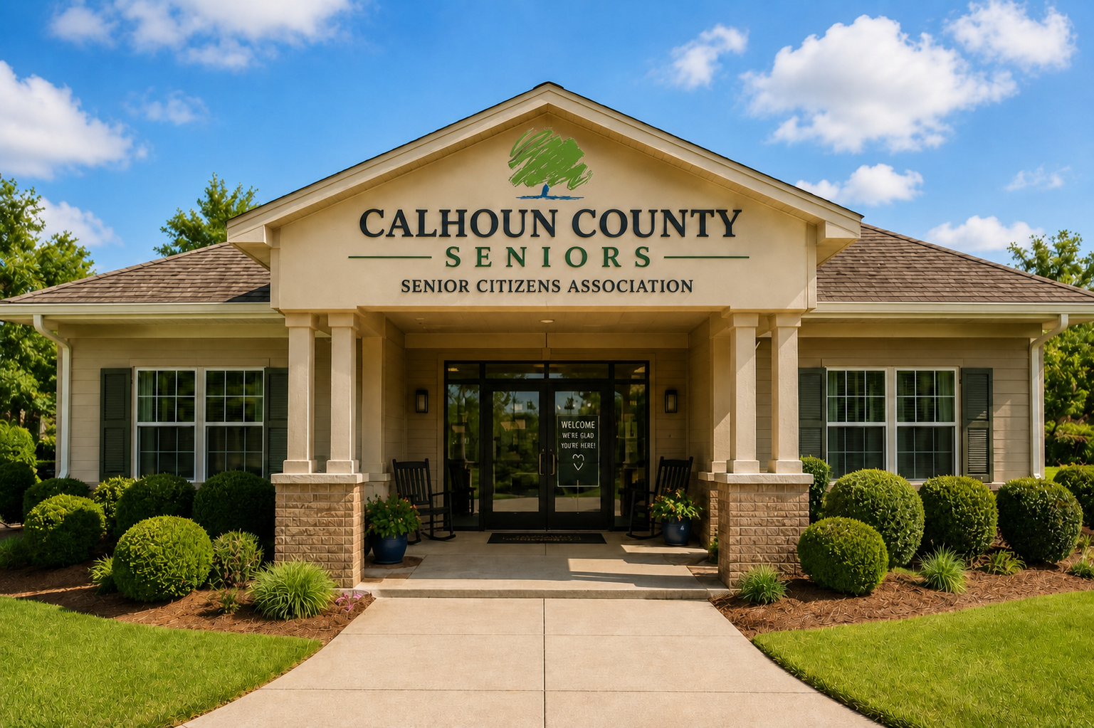 Calhoun County Seniors building entrance